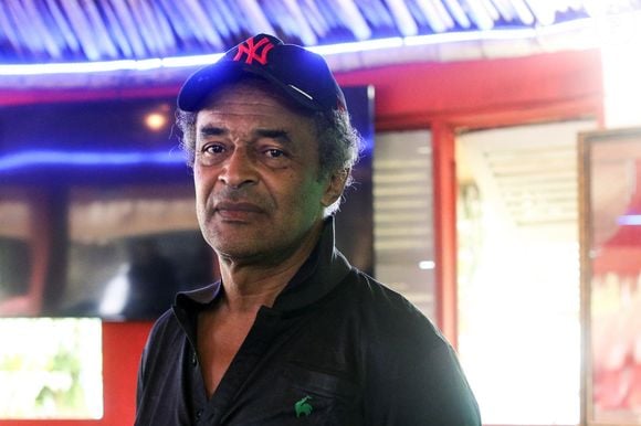 L'ancien sportif de tennis, Yannick Noah dans son village Noah, à Yaoundé, Cameroun, le 25 juillet 2022. © Stéphane Lemouton/Bestimage
