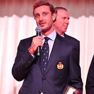 Pierre Casiraghi durant la cérémonie d'intronisation des nouveaux membres du Yacht Club de Monaco ainsi que la remise des YCM Awards-Trophée Credit Suisse 2025, présidé par le prince Albert II de Monaco, le 16 décembre 2025, au Yacht Club de Monaco. Le titre de "régatier du Y.C.M. de l'année 2025" a été remporté par Pierre Casiraghi. Ce sont les membres du Club qui ont voté et choisi entre plusieurs régatiers. © Bruno Bebert / Bestimage