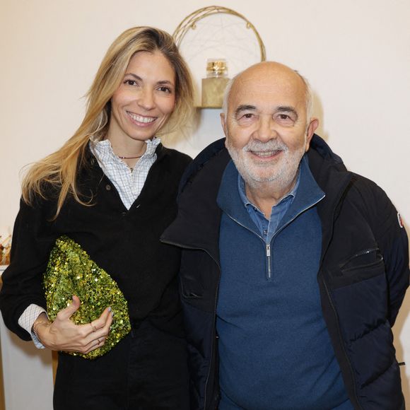 Exclusive - Gerard Jugnot et Patricia Campi assistent à la soirée des nouveaux soins de Chateau Berger au Pop-Up Chateau Berger à Paris, France le 06 décembre 2023. Photo by Jerome Dominé/ABACAPRESS.COM