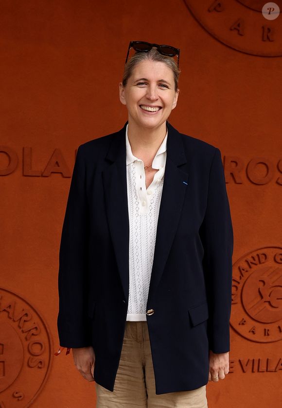 Stéphanie Le Quellec au village lors des Internationaux de France de Tennis de Roland Garros 2026. Paris, le 3 juin 2026.
© Jacovides-Moreau / Bestimage