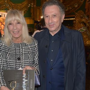Exclusif - Michel Drucker et sa femme Dany Saval à la générale du spectacle musical Les Choristes au théâtre des Folies Bergère à Paris, France, le 2 mars 2017. © Gorassini-Moreau/Bestimage