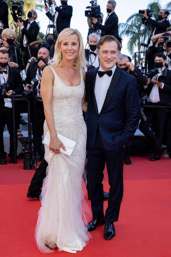 Laurence Ferrari et son mari Renaud Capuçon - Montée des marches du film " Benedetta " lors du 74ème Festival International du Film de Cannes. Le 9 juillet 2021
© Borde-Jacovides-Moreau / Bestimage
