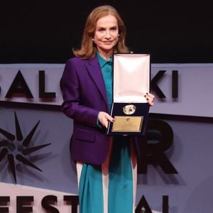 Thessalonique, GRÈCE L'actrice française Isabelle Huppert assiste au 66e Festival international du film de Thessalonique.
Backgrid UK/ Bestimage