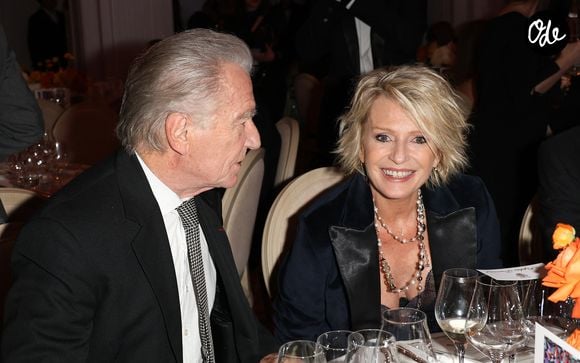 William Leymergie et sa compagne Sophie Davant - 46ème édition du Gala "Best Awards" à l'hôtel Georges V à Paris le 11 décembre 2023. © Coadic Guirec / Bestimage