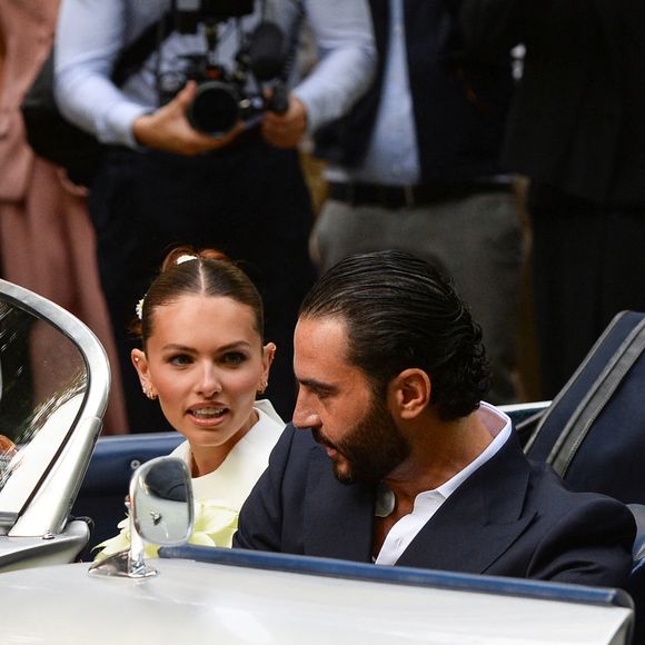 Arrivées au mariage civil de Thylane Blondeau et Benjamin Attal à la mairie du 16ème arrondissement de Paris le 29 juin 2026. Agence / Bestimage