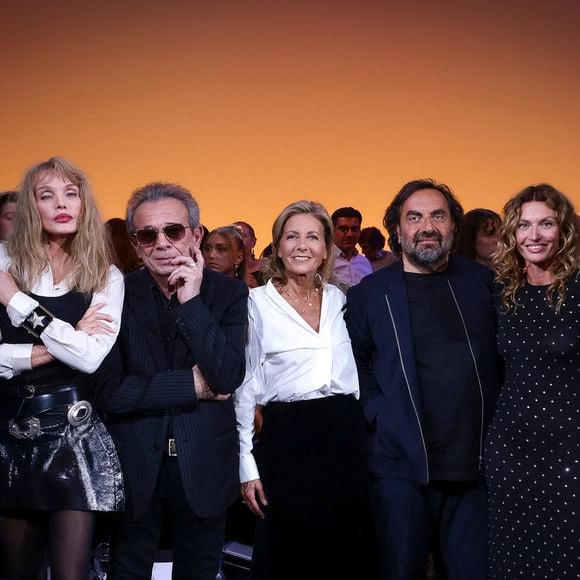 Exclusif - Arielle Dombasle, Philippe Manoeuvre, Claire Chazal, André Manoukian, Aurelie Saada, Quentin Mosimann lors de l'enregistrement de l'émission "Le Grand Echiquier - Spéciale Serge Gainsbourg" présentée par C.Chazal et A.Manoukian et diffusée le 7 avril 2026 sur France 2, à Paris, France, le 17 septembre 2025. © Jack Tribeca/Bestimage