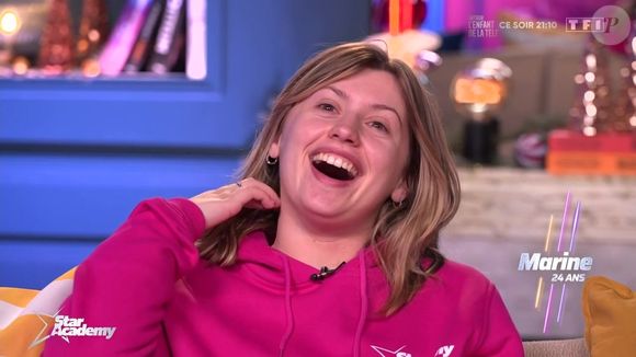 Marguerite sous le choc de sa nomination dans la "Star Academy 2024", quotidienne du 26 décembre, sur TF1