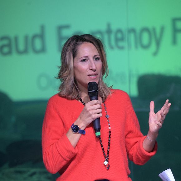 Semi-exclusif - Maud Fontenoy - Cérémonie officielle de lancement des programmes pédagogiques de la Maud Fontenoy Foundation à l'Aquarium de Paris le 26 novembre 2021. Bestimage
