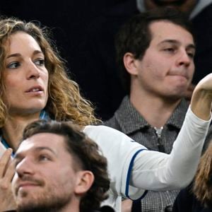 Olivia Courbis et Clara Paban - Match de Ligue des Champions entre l'Olympique de Marseille et le Liverpool FC le 21 janvier 2026 au Stade Orange Vélodrome de Marseille. Photo par William Cannarella/Psnewz/Bestimage