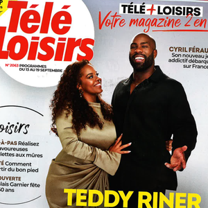Nouveau numéro de "Télé Loisirs" dans lequel Teddy Riner et son épouse Luthna Plocus se confient.