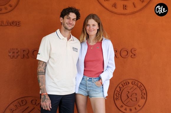 Constance Jablonski et son mari Matthias Dandois au village lors des Internationaux de France de tennis de Roland Garros 2024, à Paris, France, le 7 juin 2024. © Jacovides-Moreau/Bestimage