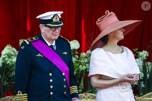Laurent de Belgique a pris la décision de lui accorder le titre de prince.

Le prince Laurent - La famille royale de Belgique lors de la parade militaire pour la Fête Nationale belge à Bruxelles. Le 21 juillet 2024. © Photonews / Bestimage