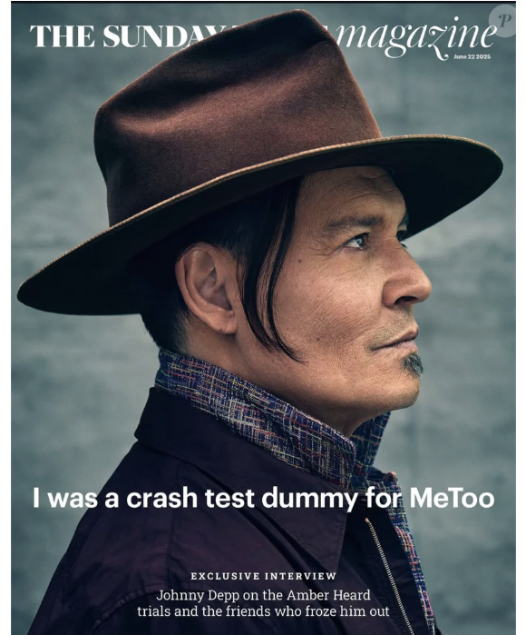 "Sunday Times Magazine" du 22 juin, Johnny Depp.