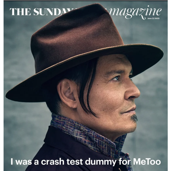 "Sunday Times Magazine" du 22 juin, Johnny Depp.