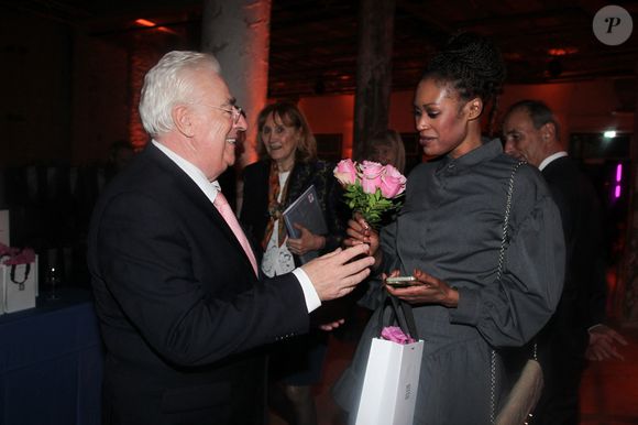 Jean-Michel Aubrun, Tiffany -  31ème Gala de l’Espoir donné au profit de la recherche contre le cancer au théâtre des Champs-Elysée à Paris le 14 octobre 2025. © Philippe Baldini/Bestimage