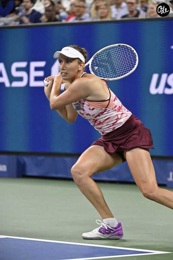 Us Open 2024 - Elise Mertens à la 144ème édition de l'US Open à l'USTA National Tennis Center, à Flushing Meadows le 30 août 2024 le 30 août 2024 le 30 août 2024. © Chryslène Caillaud / Panoramic / Bestimage