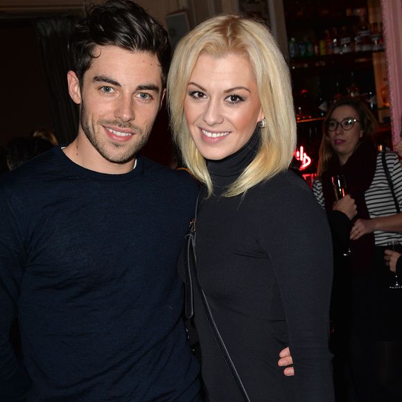 Katrina Patchett (Danse avec les Stars) et Valentin D'Hoore (Koh Lanta) - Présentation de la collection Capsule de Reebok Classis X Sandro au Carmen à Paris, le 29 janvier 2015. © VEEREN / BESTIMAGE