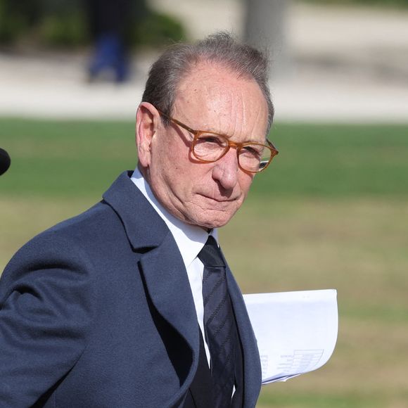 Marie-France Lavarini, Bertrand Delanoe - Hommage national rendu à l'ancien Premier ministre français Lionel Jospin à l'Hôtel des Invalides à Paris le 26 mars 2026. Dominique Jacovides/Bestimage