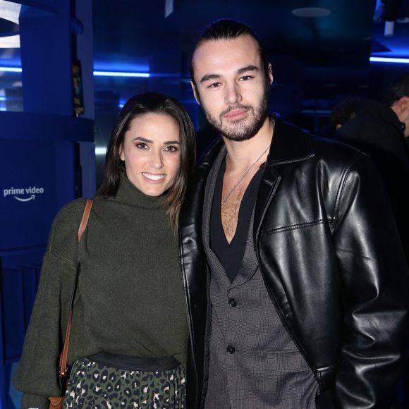 Capucine Anav et Anthony Colette assistent à l'inauguration du 'Prime Video Club' sur la place de la Madeleine, à Paris, France, le 06 décembre 2021. Photo par Jerome Domine/ABACAPRESS.COM