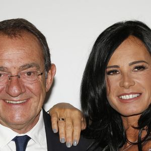 Jean-Pierre Pernaut et sa femme Nathalie Marquay - Gala de charité au profit de l'association "Les Bonnes fées" à l'hôtel d'Evreux, Place Vendôme à Paris, le 20 mars 2017. © Christophe Aubert via Bestimage