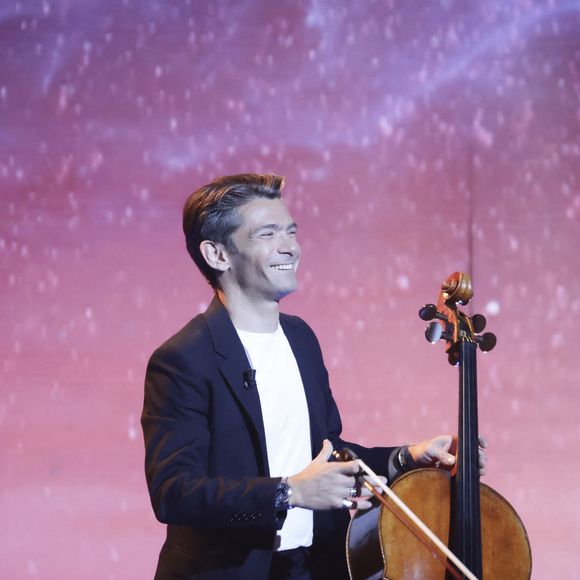 Exclusif -Gautier Capuçon, lors de l'enregistrement de l'émission "La Boîte à secrets", présentée par F.Bollaert et diffusée le 10 octobre 2025 sur France 3, dans les studios du Lendit à Saint-Denis, Seine Saint-Denis, France, le 22 septembre 2025. © Jack Tribeca/Bestimage
