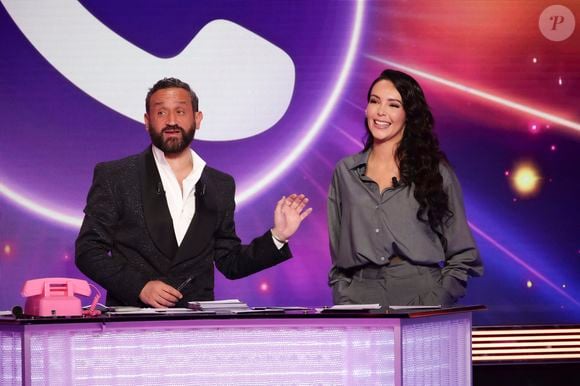 Exclusif - Cyril Hanouna, Nabilla Vergara, sur le plateau de l’émission « TPMP » La dernière sur C8,  présentée par C.Hanouna et diffusée en direct sur C8, Paris, France, le 27 fevrier 2025. © Jack Tribeca / Bestimage