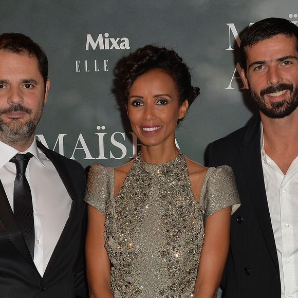 Exclusif -  Pascal Molina, Dimitri Theuriau avec Sonia Rolland - Soirée des 15 ans de l'association "Maïsha Africa" de Sonia Rolland au Pavillon Cambon à Paris le 19 septembre 2016.
 VEEREN-MOREAU / BESTIMAGE