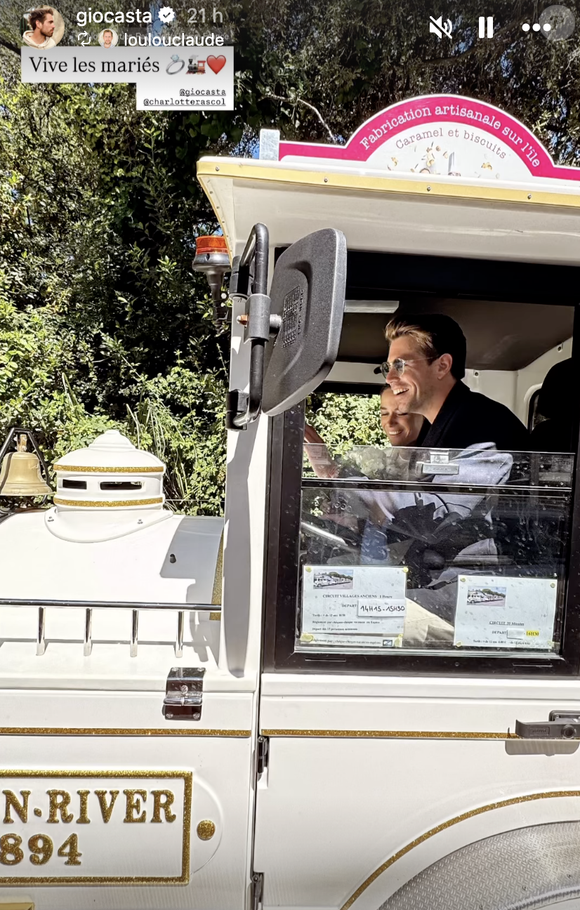 Capture d'écran de la story Instagram de Giovanni Castaldi.