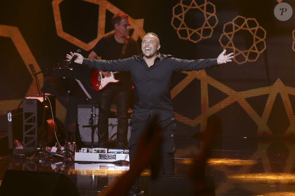 Faudel - Enregistrement du grand concert caritatif "Tous avec le Maroc" au Dôme de Paris, diffusée en direct sur M6 le 13 septembre 2023
© Jack Tribeca / Bestimage