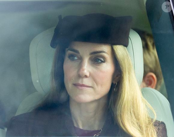 Kate Middleton assiste à la traditionnelle messe dominicale à Crathie Kirk, à Crathie.

Photo : Goff Inf / Bestimage