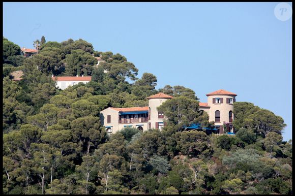 Le domaine du Cap Nègre dans le Var, propriété des Bruni-Tedeschi, été 2010.