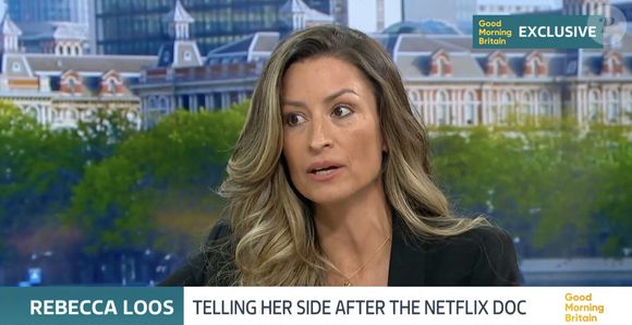 Rebecca Loos revient sur sa prétendue liaison avec David Beckham dans l'émission "Good Morning Britain", suite à la diffusion de la série-documentaire sur la famille Beckham (Netflix). Le 30 octobre 2023.