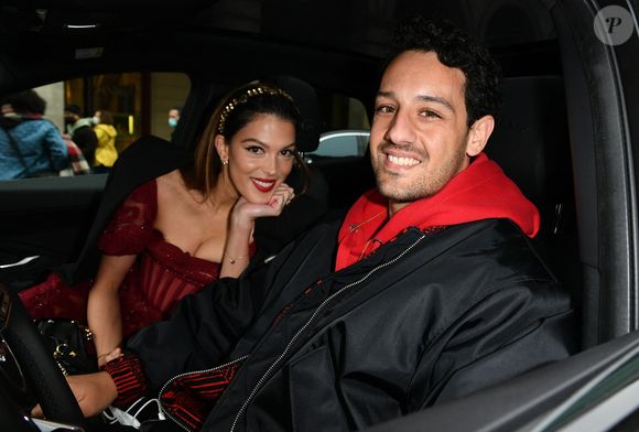 Iris Mittenaere et son ex-compagnon Diego El Glaoui -  Front row du défilé Haute Couture 2022 Zuhair Murad à Paris le 26 janvier 2022

© Veeren / Christophe Clovis / Bestimage