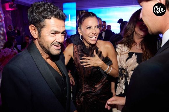 Jamel Debbouze, Eva Longoria lors de la 11ème édition de la soirée Global Gift Gala à l'hôtel Four Seasons George V à Paris le 30 septembre 2023. © Cyril Moreau / Bestimage