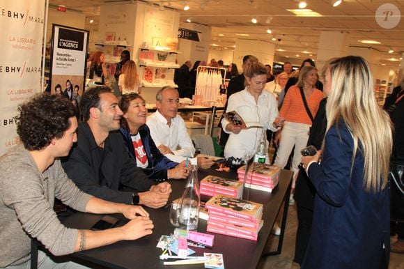 Un engagement qu’elle met en avant à l’occasion de la journée internationale des droits des femmes.

Raphael Kretz, Valentin Kretz, Sandrine Kretz, Olivier Kretz - La famille Kretz (série L'Agence sur TMC et Netflix) dédicace son livre "Bienvenue à l'Agence" au BHV Marais à Paris le 14 mai 2024. © Philippe Baldini/Bestimage