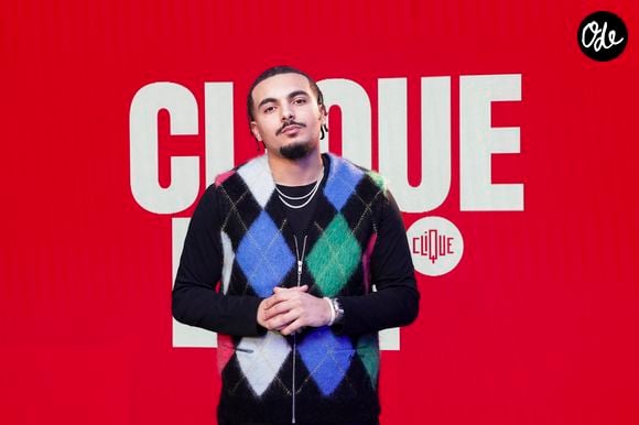 Exclusif - Le rappeur RK (Ryad Kartoum) sur le plateau de l'émission Clique présenté par M. Achour et diffusée sur Canal + le 27 novembre 2025, à Paris, France, le 25 novembre 2025. © Jack Tribeca/Bestimage