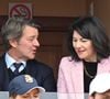 François Baroin et sa femme au Rolex Monte-Carlo Masters
François Baroin et sa femme Stéphanie Lochard durant la finale de la 118e édition du Rolex Monte-Carlo Masters, au Monte-Carlo Country Club à Roquebrune Cap Martin. © Bruno Bebert/Bestimage