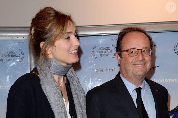 Julie Gayet et François Hollande - Première du film "The Ride" au MK2 Bibliothèque à Paris. Le 26 janvier 2018. © Coadic Guirec / Bestimage