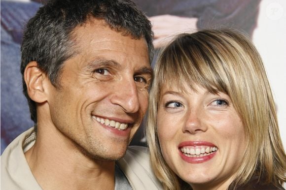 Nagui et Melanie assistent à l'avant-première de '99 F', au Gaumont Marignan à Paris, France, le 20 septembre 2007. Photo by Thierry Orban/Abaca