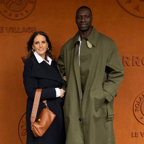 Omar Sy et sa femme Helene au village lors des Internationaux de France de Tennis de Roland Garros 2025, à Paris, France, le 7 juin 2025. © Cyril Moreau/Bestimage