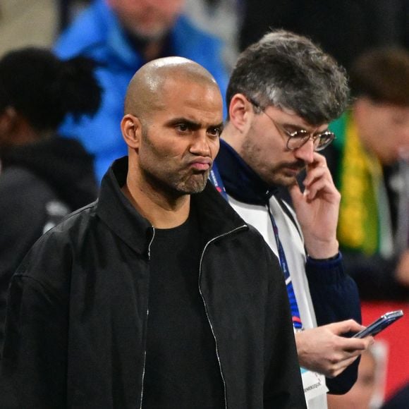 Tony Parker lors du match d'automne des Nations Series entre la France et l'Afrique du Sud au Stade de France à Saint-Denis, banlieue parisienne, le 8 novembre 2025..© Christian Liewig/
