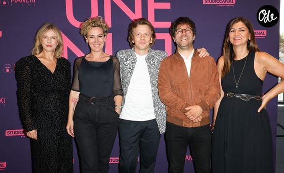 Karin Viard, Noémie de Lattre, Alex Lutz, guest, Didar Domehri - Avant-première du film "Une Nuit" d'Alex Lutz au cinéma Pathé Beaugrenelle à Paris le 22 juin 2023. © Coadic Guirec/Bestimage