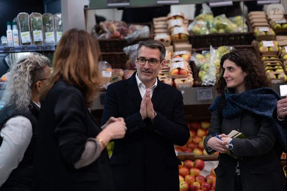Philippe Palazzi, PDG du groupe Casino, photographié dans sa ville natale d'Aix-en-Provence, en France, le 12 mars 2024. Photo par Renaud Khanh/ABACAPRESS.COM