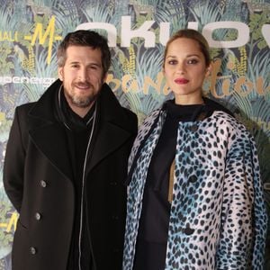 Exclusif - Guillaume Canet et Marion Cotillard - Dîner de gala de la fondation Akuo suivi d’un concert privé de M.Chedid avec le collectif LAMOMALI au cabaret Lido, à Paris, France, le 17 janvier 2018. © Denis Guignebourg/Bestimage