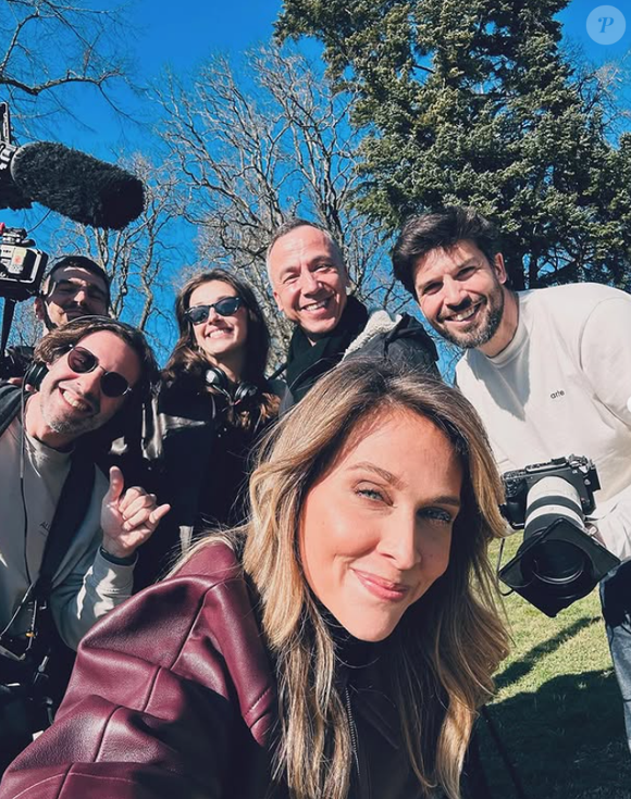 Ophélie Meunier sur le plateau de "La Grande semaine"