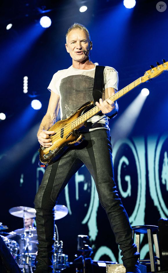 18 octobre 2024, Austin, Texas, États-Unis : STING se produit sur la Germania Super Stage lors du Grand Prix de Formule 1 des États-Unis à Austin, Texas. (Crédit image : © Hoss McBain/ZUMA Press Wire)