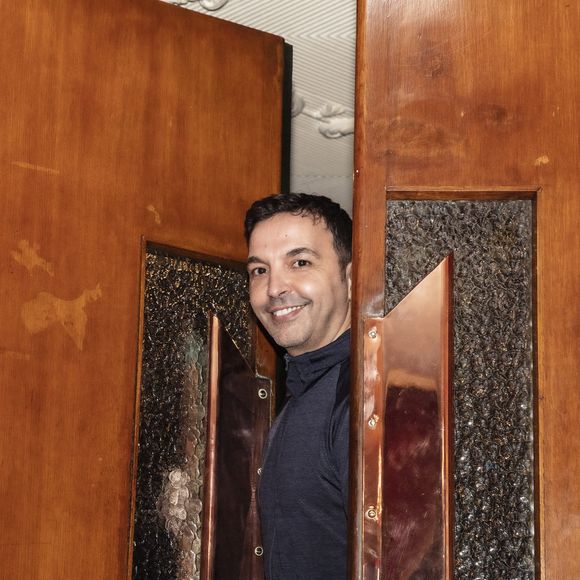 Kamel Ouali au cabaret La Nouvelle Eve pour assister au spectacle transformiste "Folle Illusion" à Paris le 12 janvier 2022. © Jack Tribeca / Bestimage