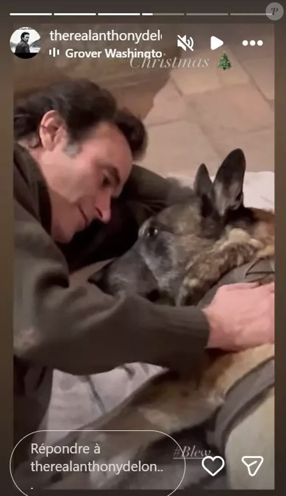 Anthony Delon, story Instagram