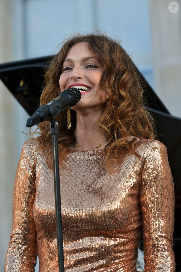 Sylvie Hoarau et Aurélie Saada de Brigitte dans la cour du Palais de l'Élysée dans le cadre de la Fête de la Musique annuelle de la France à Paris, France, le 21 juin 2019. Photo by Xavier Popy/Pool/ABACAPRESS.COM