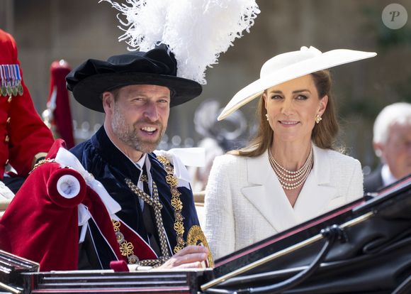 Et comme chaque année, la famille royale britannique va se rassembler à Ascot.
Ici, le prince William, prince de Galles (Le prince William, prince de Galles), Catherine, The Princess of Wales (Catherine (Kate) Middleton, princesse de Galles) . Le 16 juin 2025. © GoffPhotos/Bestimage